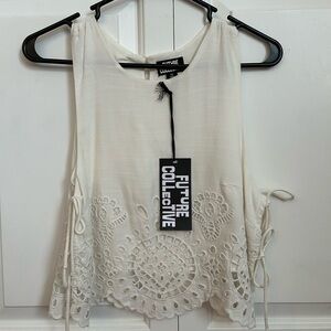 Target Boho Future Collective cutout  detail Top
